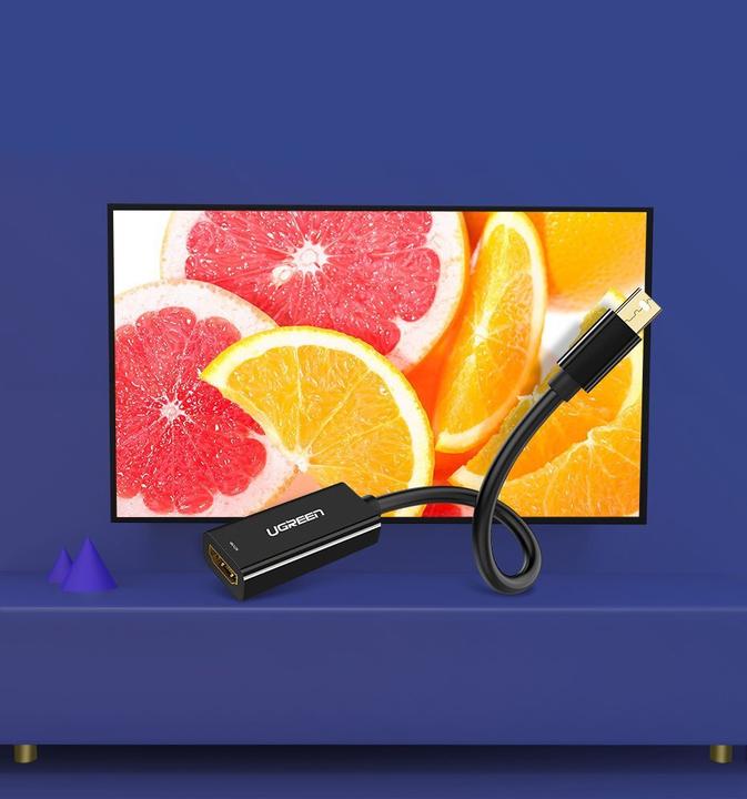 Produktbild Ugreen Mini Display Port zu HDMI Adapter Konverter 1080P (Mini DP, HDMI, 25 cm)