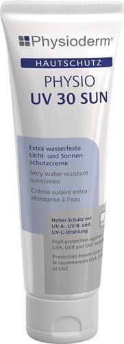 Image du produit PGP Crème de protection pour les mains PHYSIO UV 30 SUN 100 ml résistante à l'eau (Crème solaire, SPF 30, 100 ml, 115 g)