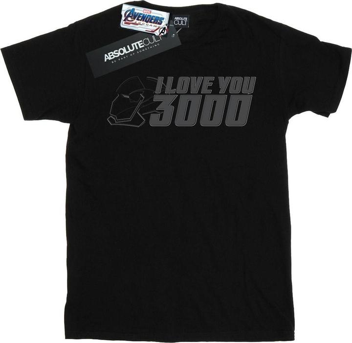 Avengers Endgame I Love You 3000 Helmet TShirt (M)
