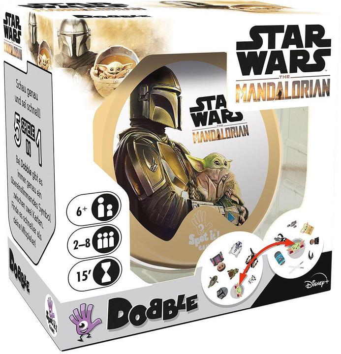 Actual product image Asmodée Dobble Star Wars The Mandalorian (German)
