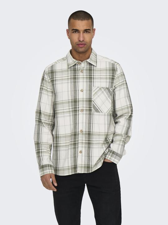 Produktbild Only & Sons Normal geschnitten Hemdkragen Hemd Hemd (XL)
