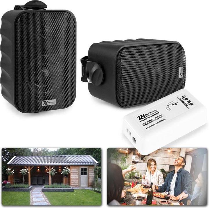 Power Dynamics Sound system for garden, terrace, etc. - Bluetooth sound system with 2