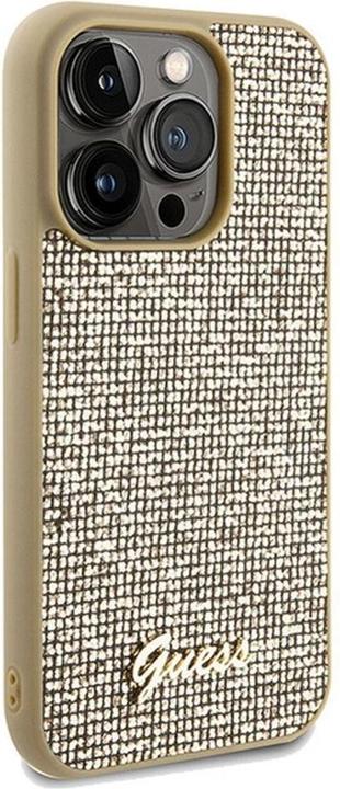 Produktbild Guess GUHCP14LPMSDGSD iPhone 14 Pro 6.1" złoty/gold hardcase Disco Metal Script (Apple iPhone 14 Pro)