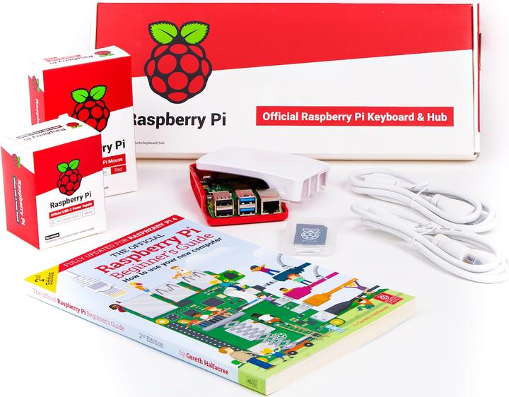Actual product image Raspberry Pi official Pi 4 4GB Desktop Kit, DE