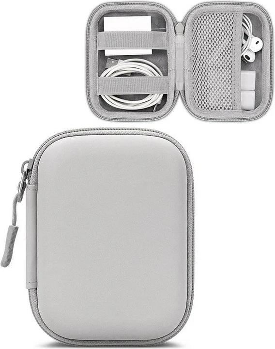 Image du produit Only-Bags.Store Travel Portable Mini Hard Digital Storage Bag Leatherette Headphone Charger Case Data Cable U Disk