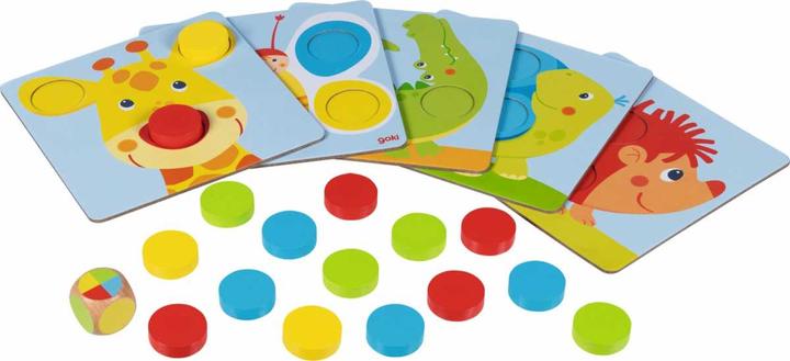 Goki My first colour sorting game (German, Italian, English, French)
