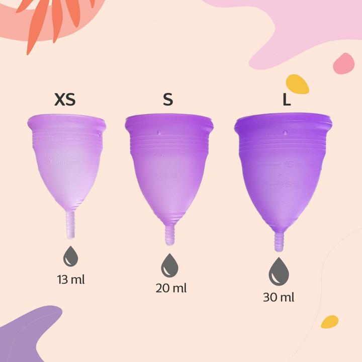 Produktbild Femora Menstruationstasse + Sterilisator Periodenbecher Menstasse (XS)