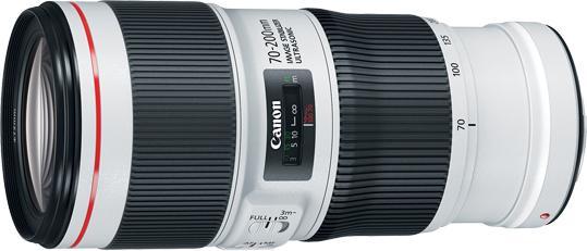 Actual product image Canon EF 70-200mm f/4L IS II USM (Canon EF, APS-C / DX, full size)