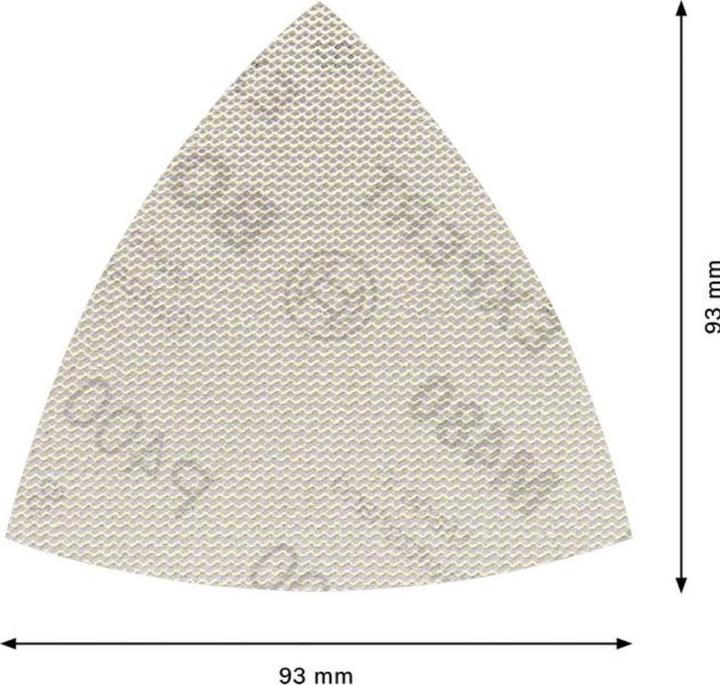Immagine prodotto Bosch Professional Zubehör Expert M480 Rete di levigatura per levigatrice Delta, 93 mm, G 400, 5 pezzi. (400)