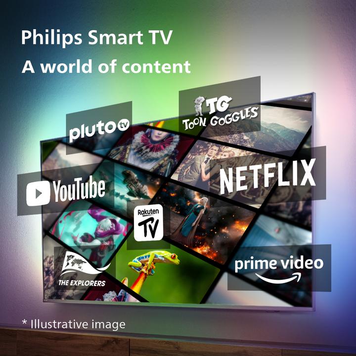 Produktbild Philips 65PUS7608/12 (65", PUS7608, LED, 4K, 2023)