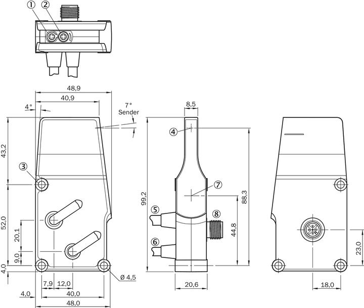 Produktbild Sick MultiTask-Lichtschranke (Sensor)