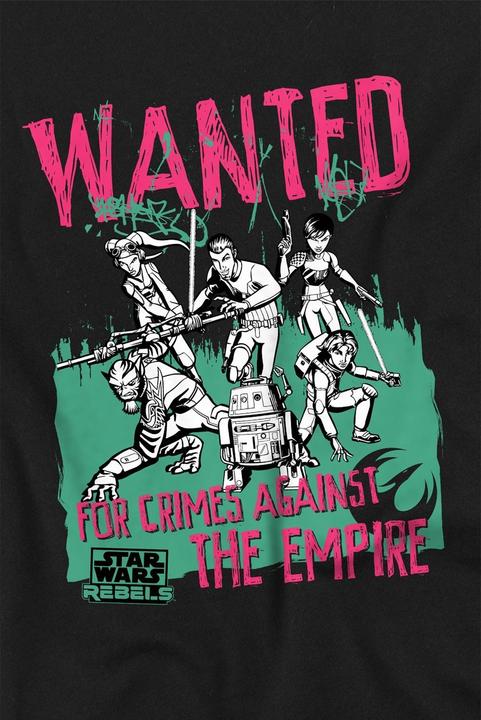 Immagine prodotto Star Wars Wanted Rebels Maglietta Uomo (L)