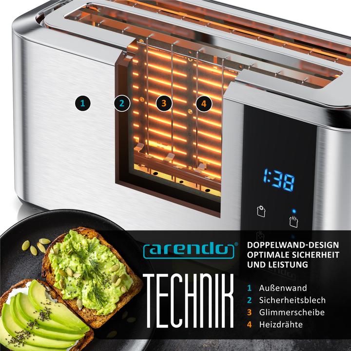Produktbild Arendo Langschlitz Toaster