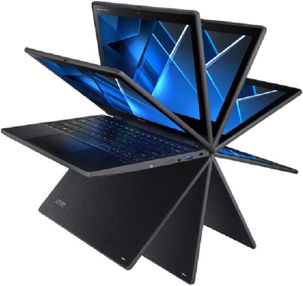 Produktbild Acer TravelMate Spin B3 (11.60", Intel Pentium Silver N5030, 8 GB, 256 GB, CH)