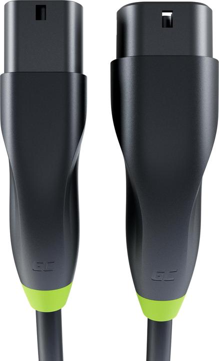 Produktbild GreenCell Kabel EV Green Cell GC Snap Type 2 11kw 5m (Typ 2, 11 kW, 16 A, 5 m)