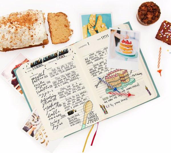 Actual product image Suck UK My Baking Journal (Lined, Hardcover)