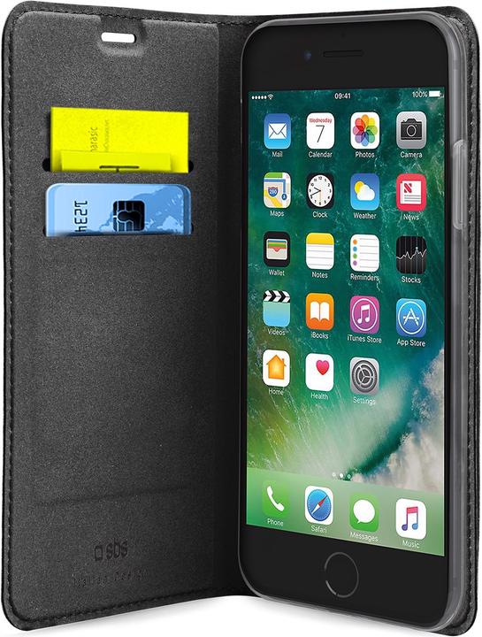 Image du produit SBS Étui de bibliothèque Lite pour iPhone SE 2020/8/7/6s/6 (Apple iPhone 6, Apple iPhone 8, Apple iPhone 7, Apple iPhone 6s, Apple iPhone SE (2ème génération))