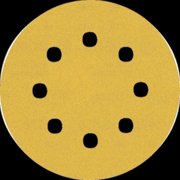 Actual product image Bosch Professional Zubehör EXPERT C470 Sanding paper with 8 holes for random orbital sander, 115 mm, G 240, 5 pcs. (240)