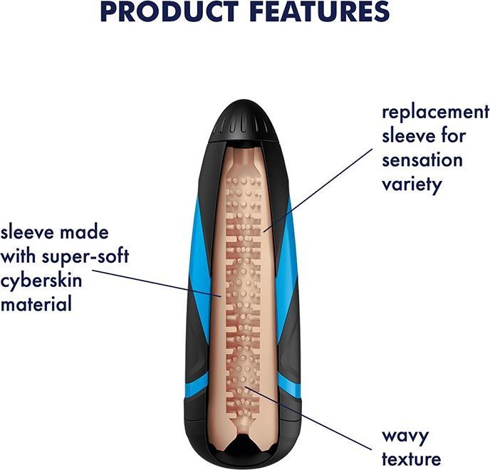 Image du produit Satisfyer Manches d'homme Ondes crépues