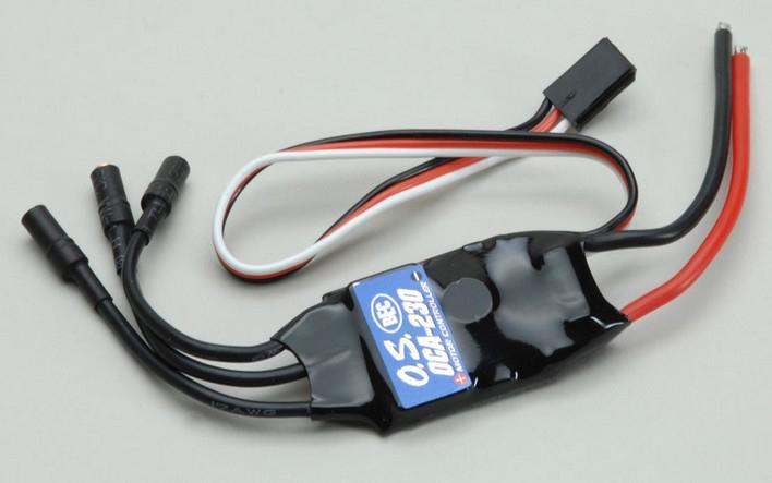 Actual product image O.S. Engines Brushless Controller OCA-230 w/program card