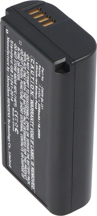 Actual product image AccuCell Akku Panasonic DMW-BLJ31E (Camera battery)