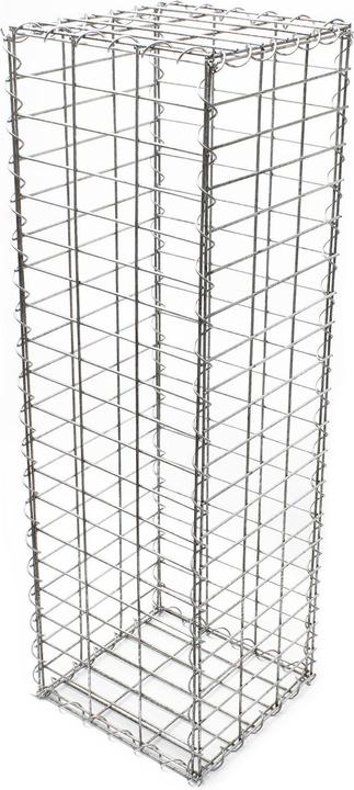 Actual product image Wiltec Gabion 100x50x30cm made of wire mesh Gabion fence Gabion wall Stone basket