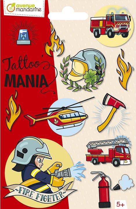 Immagine prodotto Avenue Mandarine Set di tatuaggi Tattoo Mania Vigili del Fuoco