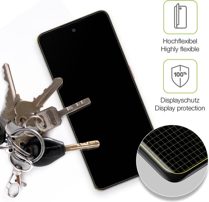 Actual product image Dipos Full Cover Screen Protector Matte (1 Piece, ZTE Nubia N3)