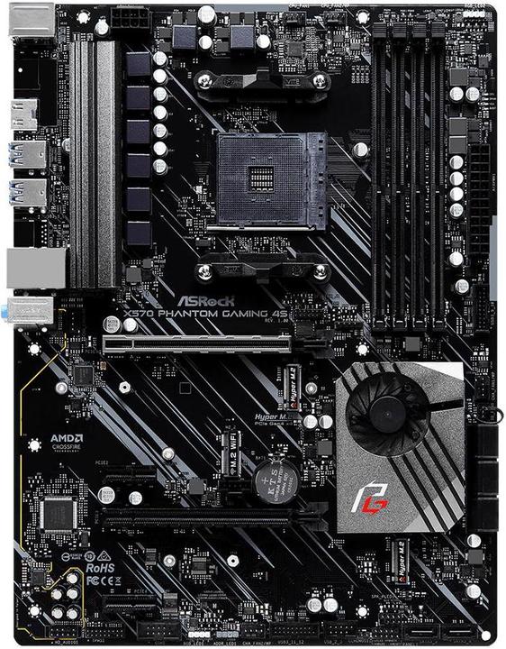 Produktbild AsRock X570 Phantom Gaming 4S (AM4, AMD X570, ATX)