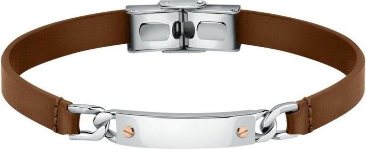 Produktbild Morellato Stylish brown leather bracelet Moody SQH45 (M) (Recycled Leather)