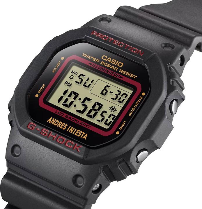 Actual product image Casio G-Shock Andrés Iniesta's Edition (Digital watch, 43 mm)