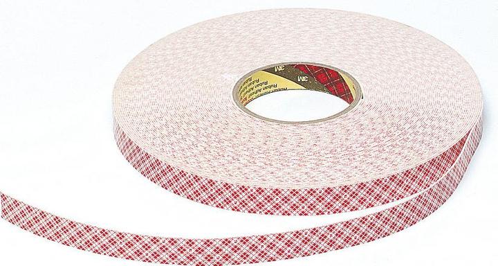 Produktbild Brady Befestigungsmaterial Schaumklebeband - 3M, Weiss, 19mm x 33m, doppelseitig (1 Rolle) (19 mm)