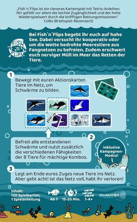 Actual product image Gaiagames Fish n Flips (German)