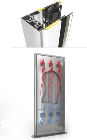 Produktbild DSS Outdoor Stele Portrait, 55" Bildschirm