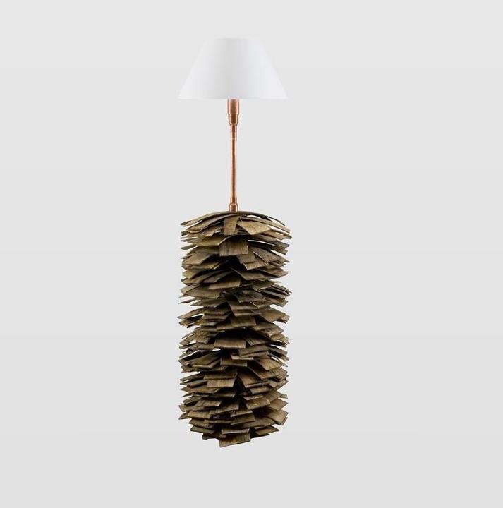 Image du produit Gie El LGH0243 - Lampadaire en bois SHINGLE big