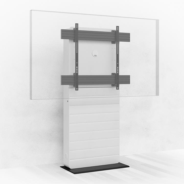 Actual product image Hagor CON-Line FS 191-218cm 75-86inch freestanding media furniture max. VESA 900x800mm max. load 75k (86", 75 kg)