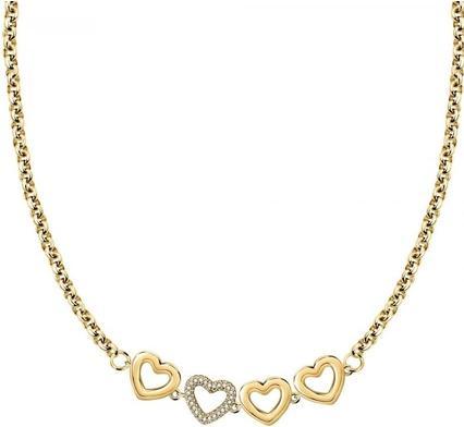 Morellato Lovely gold-plated heart necklace Bagliori SAVO23