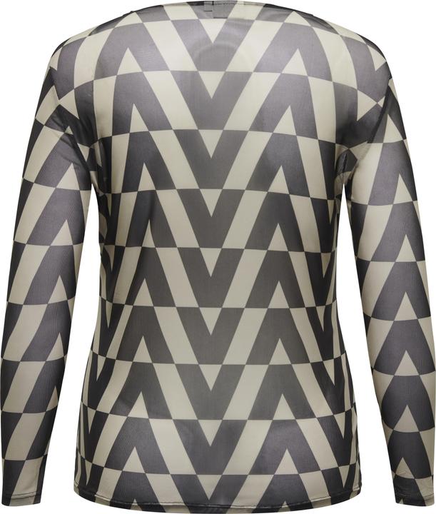 Produktbild Only Curvy Mesh Oberteil mit langen Ärmeln (L)