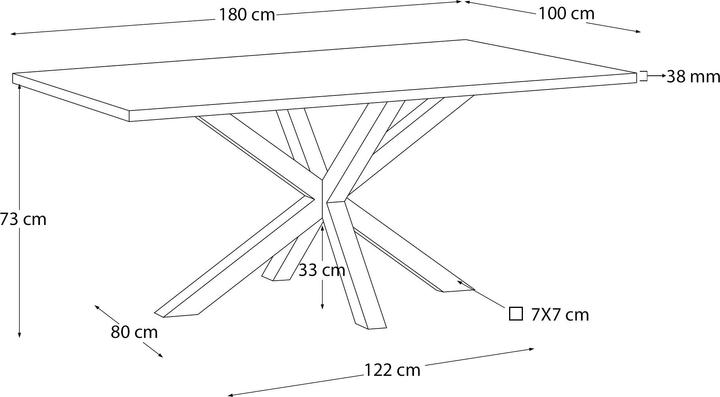 Immagine prodotto Kave Home Argo (100 x 180 x 78 cm)