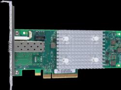 Actual product image HPE E Controller S1100Q Single Port /s, FC, Qlogic (Mini PCI Express)