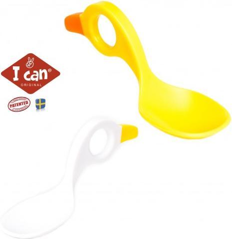 Produktbild I Can Babylöffel Set Gelb / Weiss