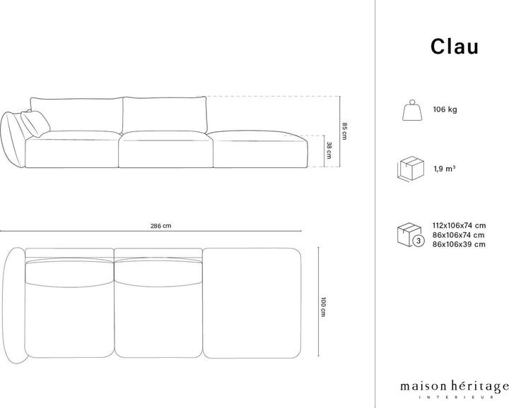 Actual product image Maison Heritage Clau (4-seater)