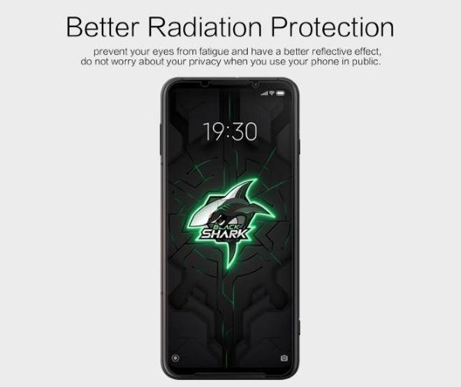 Actual product image Nillkin Matte Series Protective Film (1 Piece, Xiaomi Black Shark 3)