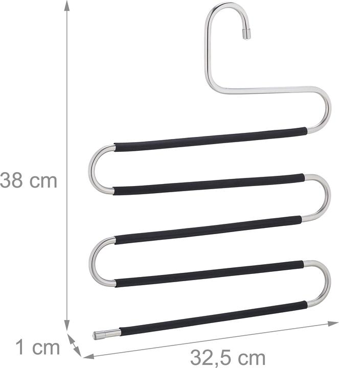 Image du produit Relaxdays 4x cintres pour pantalons multiples (4 x)