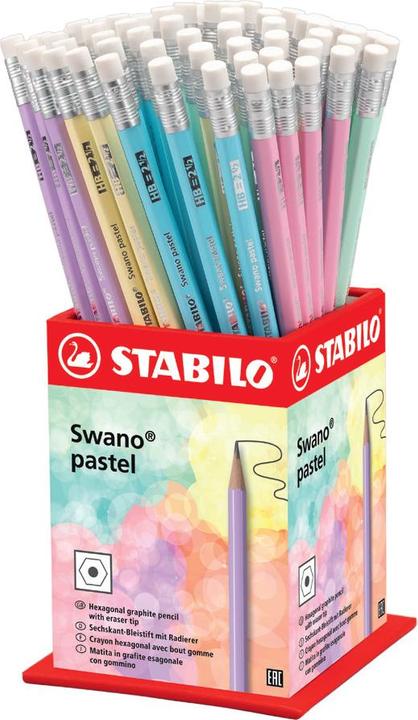Actual product image STABILO Swano Pastel Lead. 72 Disp (HB, 72 x)