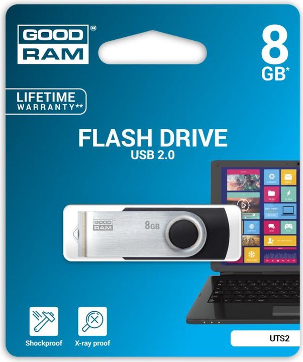 Image du produit Goodram Clé USB TWISTER (8 Go, USB-A)