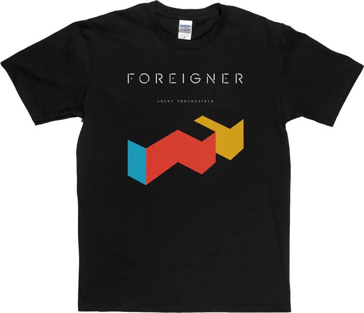 Foreigner Unisex Adult Agent Provocateur Vintage Cotton T-Shirt (L)