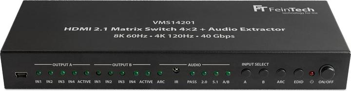 Image du produit FeinTech Commutateur de matrice HDMI 2.1 4x2