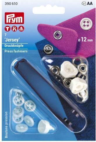 Image du produit Prym Boutons-pression sans couture 12 mm blanc,blanc 7 pcs