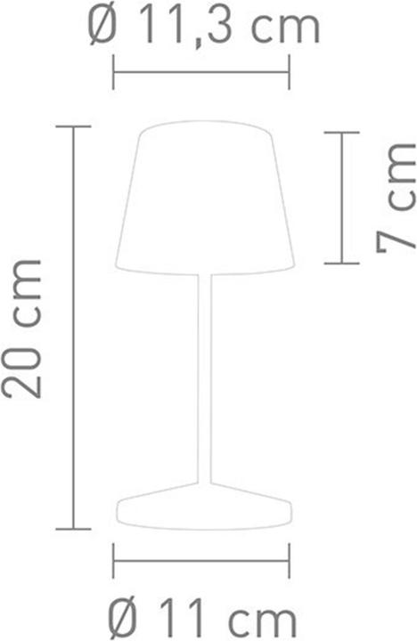 Produktbild Villeroy & Boch Seoul Mobile Outdoor LED Tischleuchte (185 lm)
